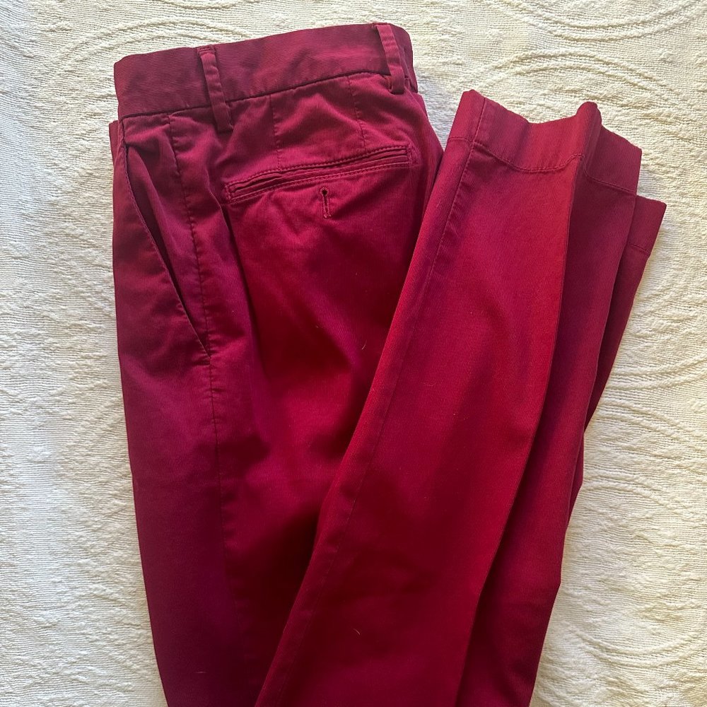 Brooks Brothers | Red Slim Mens Chino Trouser | W32xL34
